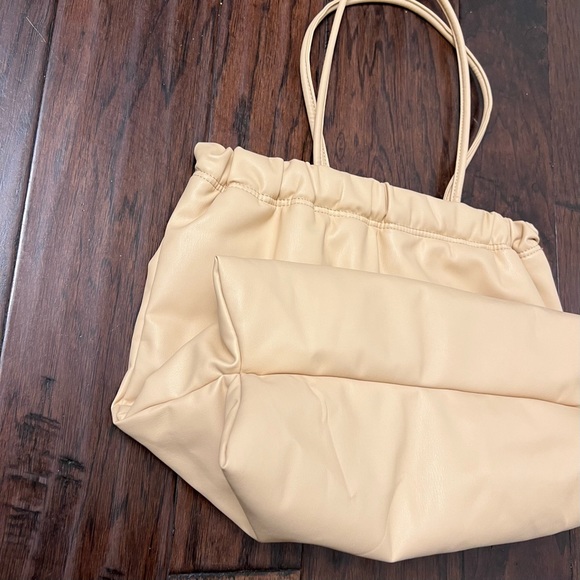ZARA DRAWSTRING CLOSURE TOTE BAG - Picture 5 of 11
